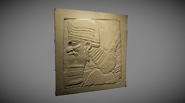 Assyrian Relief of Winged Head