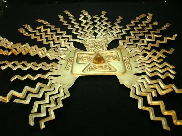 Inca Gold Sun Mask (Illustration) - World History Encyclopedia