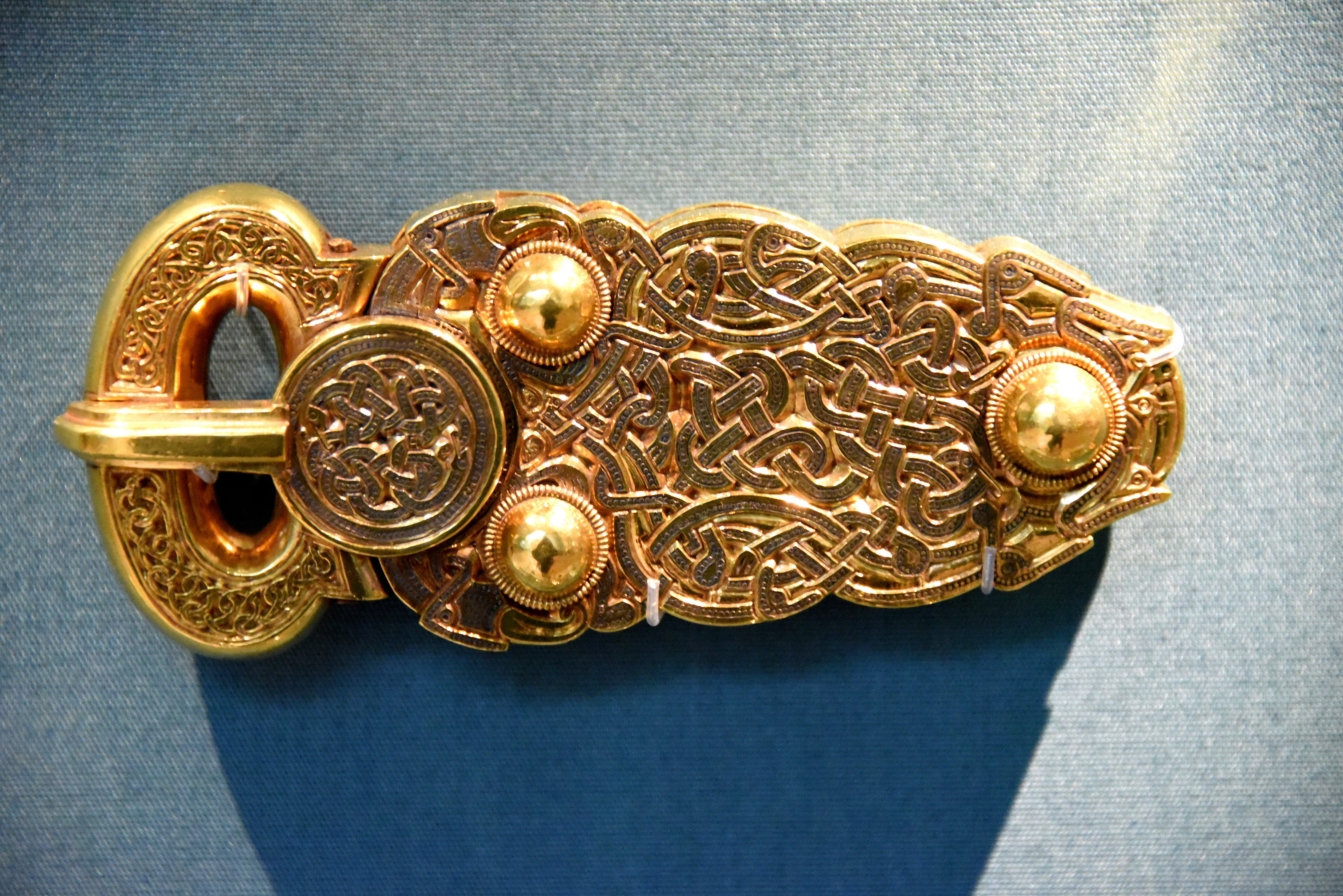 The Sutton Hoo Great Gold Buckle (Illustration) - World History