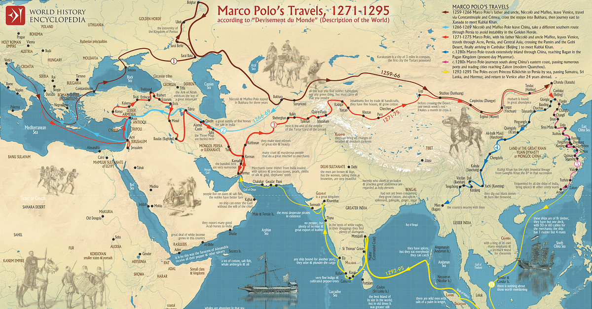 Map of Marco Polo