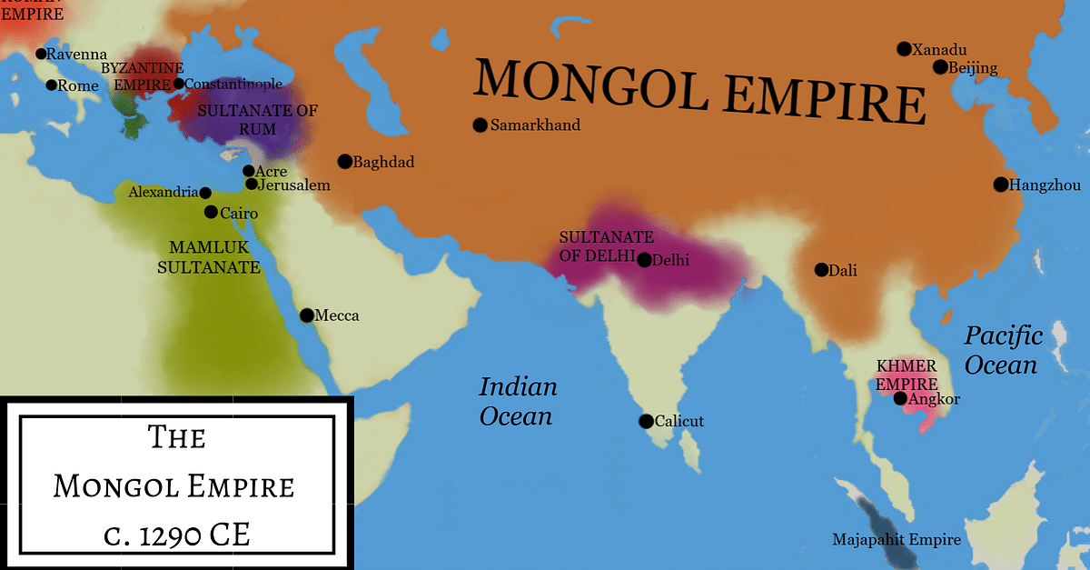 Mongol Empire Under Kublai Khan