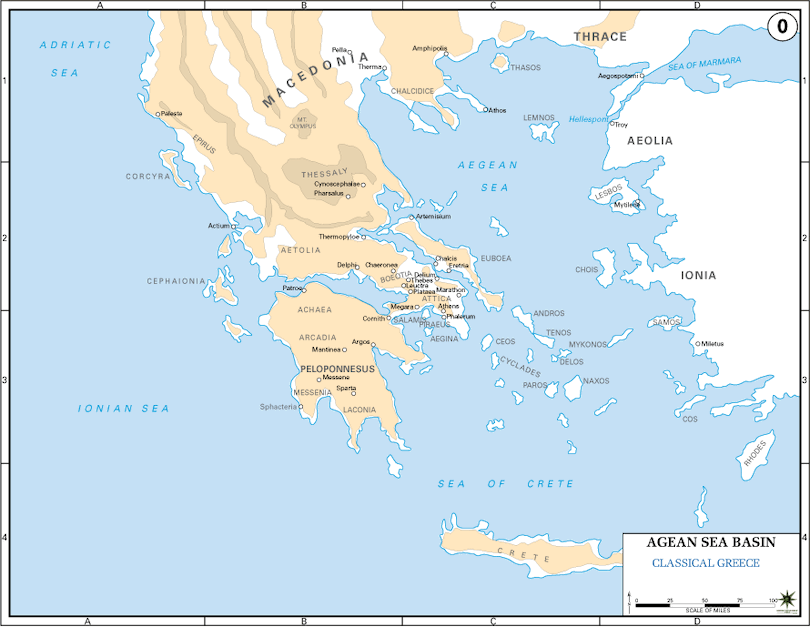 Map of Classical Greece (Illustration) - World History Encyclopedia