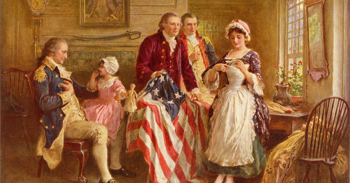 Betsy Ross, 1777 CE (Illustration) World History Encyclopedia