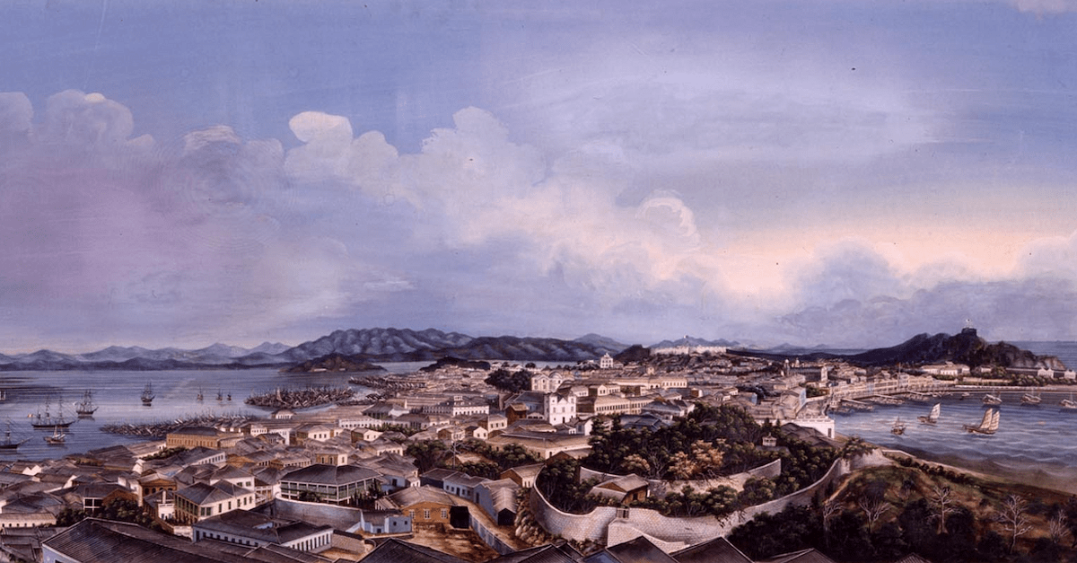 Portuguese Macao Panorama (Illustration) World History Encyclopedia