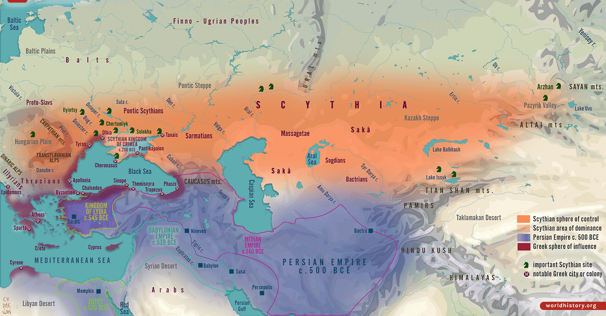 ural river map russia