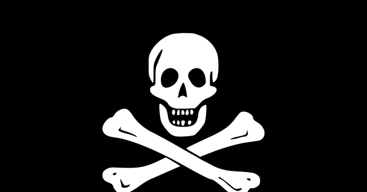 Black beard has 3 personalities symbolised by he's jolly roger's