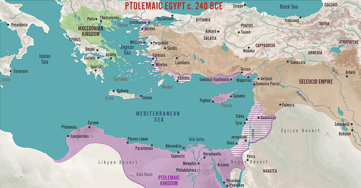 Ptolemaic Egypt c. 240 BCE