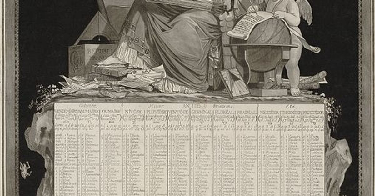 French Republican Calendar World History Encyclopedia