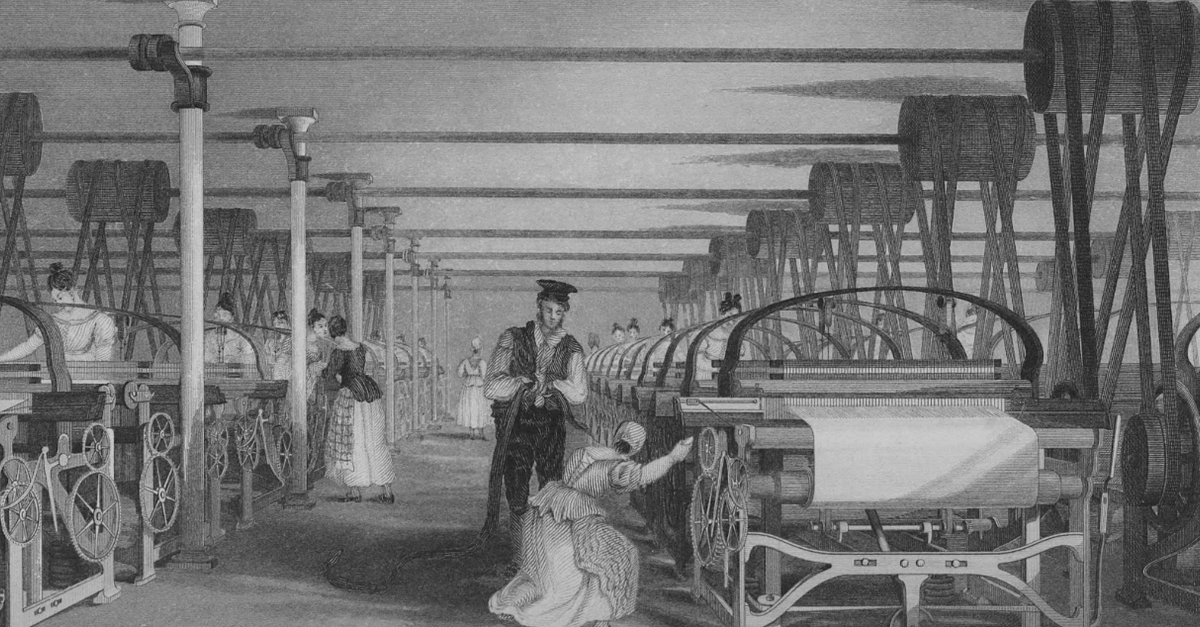 La industria textil y la Revolución Industrial - Enciclopedia de la Historia  del Mundo