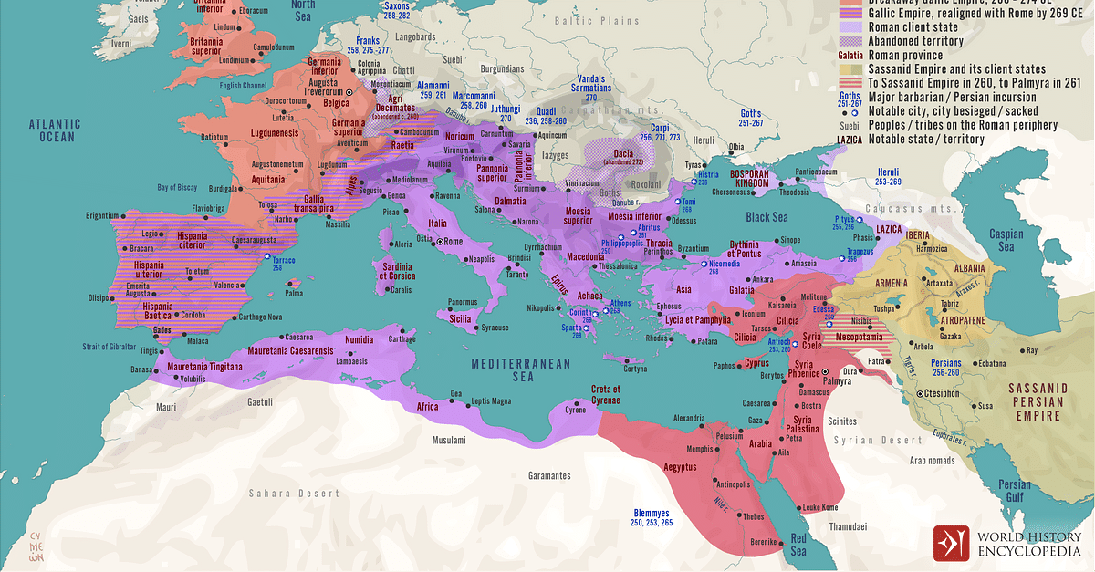 The Roman Empire and the Crisis of the Third Century, c. 270 CE
