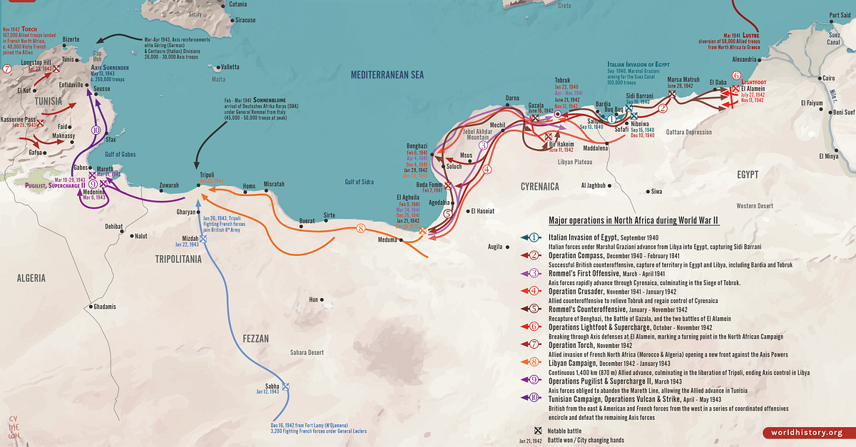 North Africa Maps
