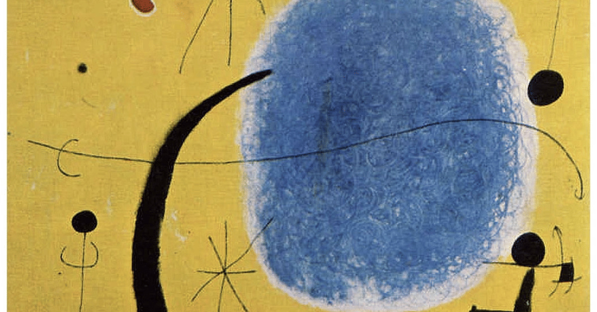 The Gold of the Azure by Joan Miró World History Encyclopedia