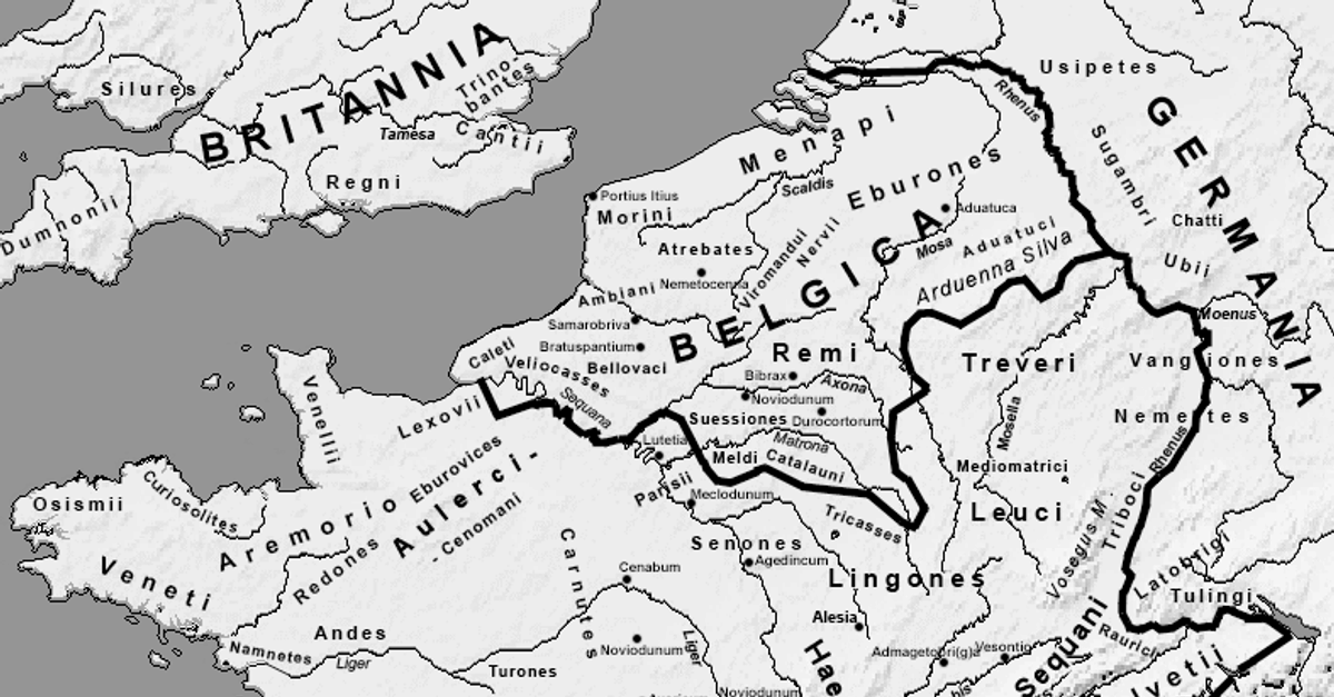 Map of Gaul (Illustration) - World History Encyclopedia