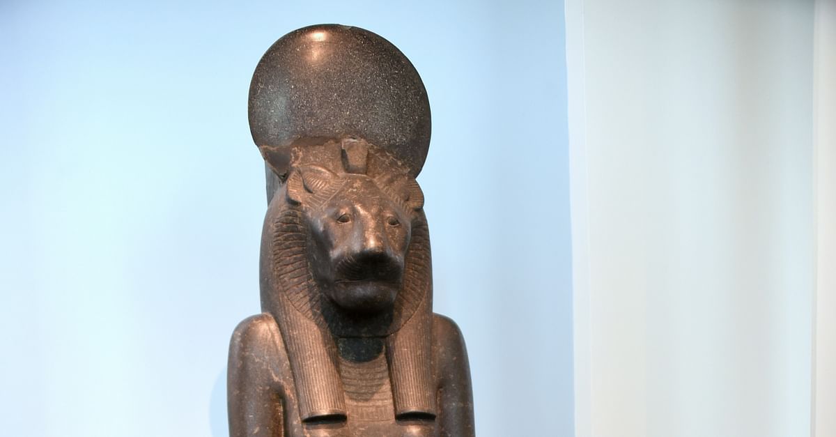 Statue of a Sitting Figure of Goddess Sekhmet - World History Encyclopedia