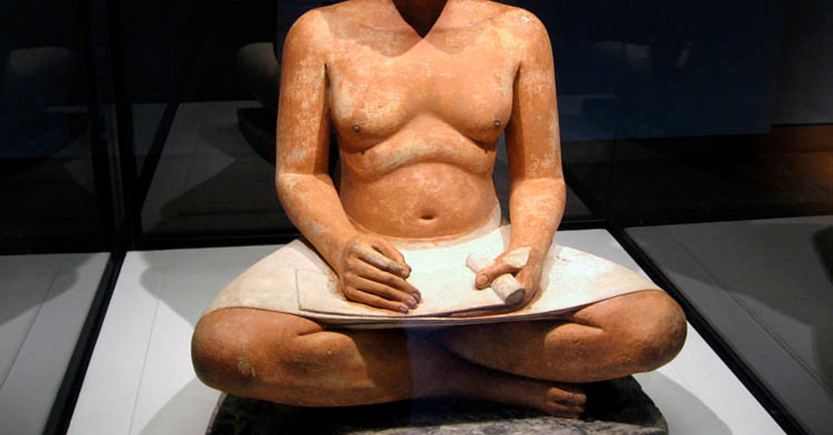 seated scribe seated scribe