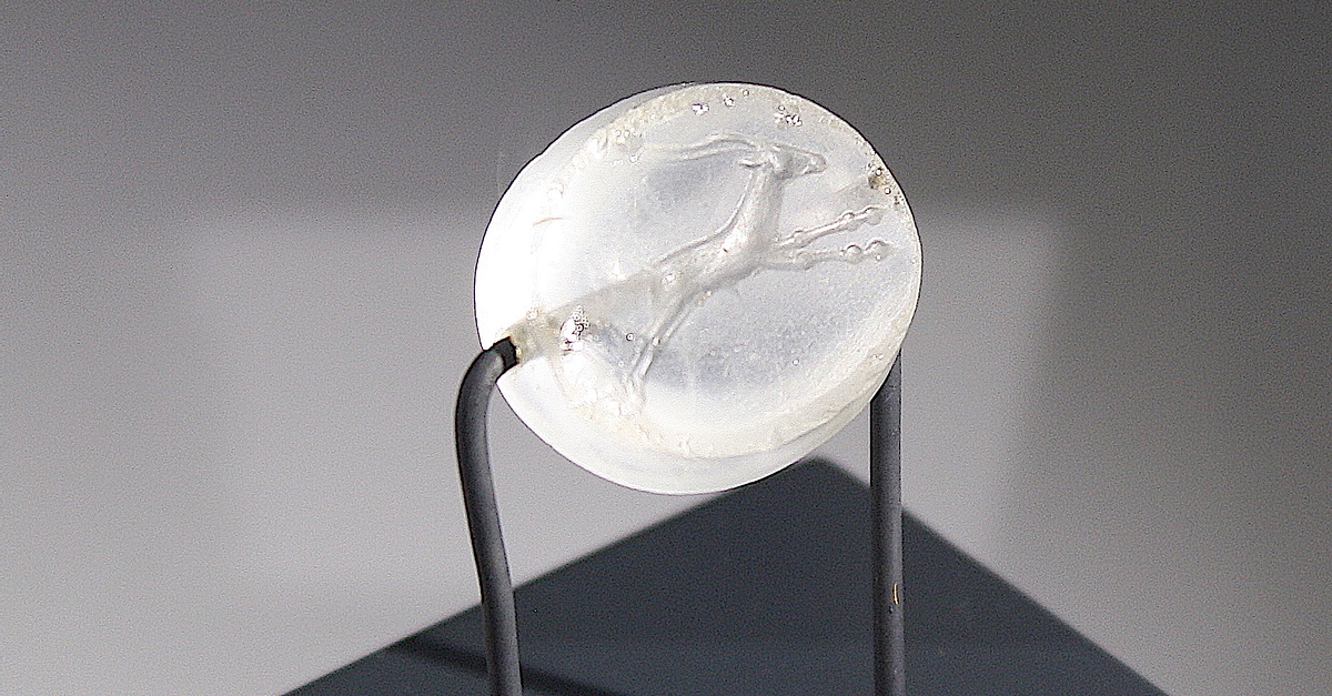 Stag on Quartz Seal, Tarentum