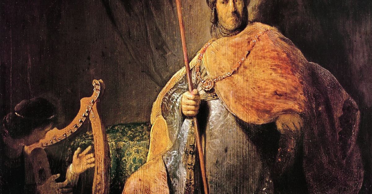 David & Saul by Rembrandt (Illustration) World History