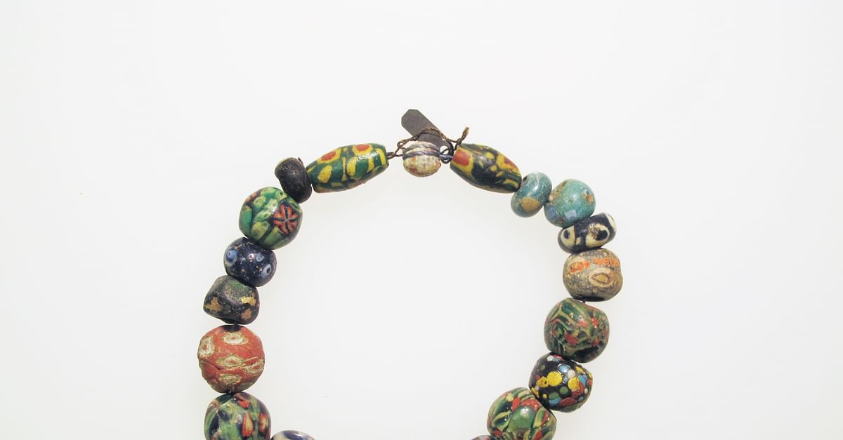 Roman Millefiori Glass Bead Necklace
