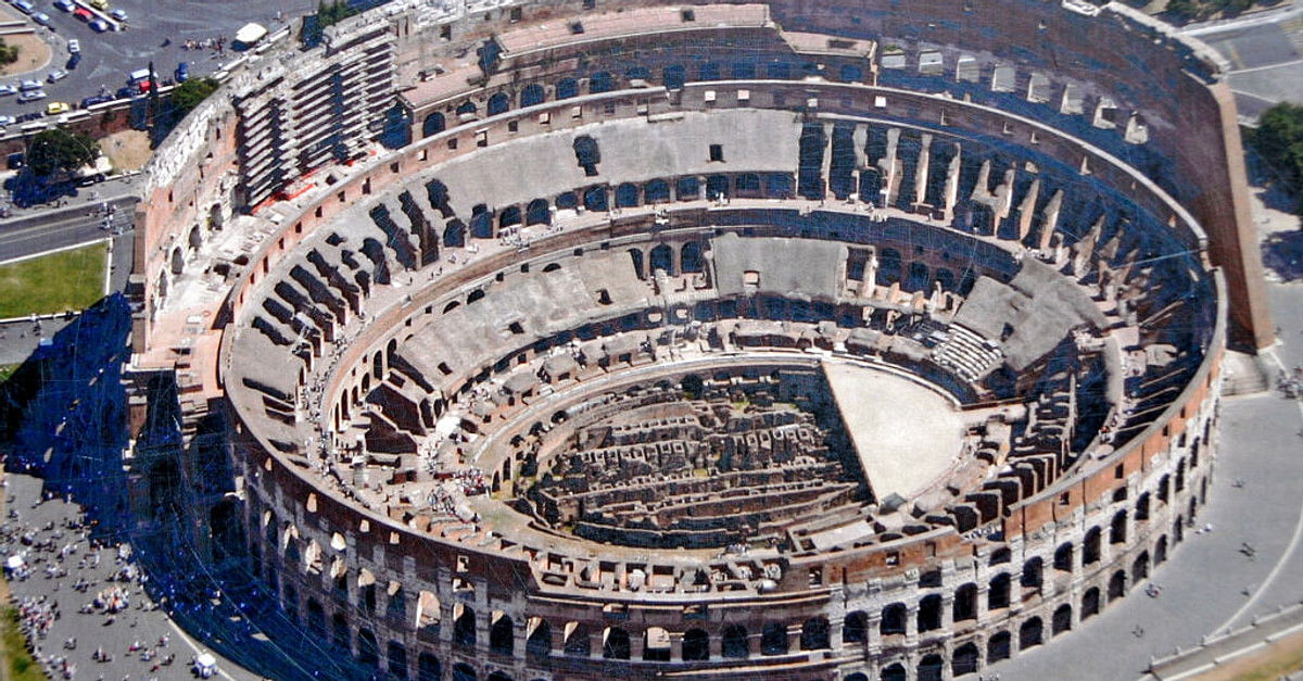 The Colosseum or Flavian Amphitheatre (Illustration