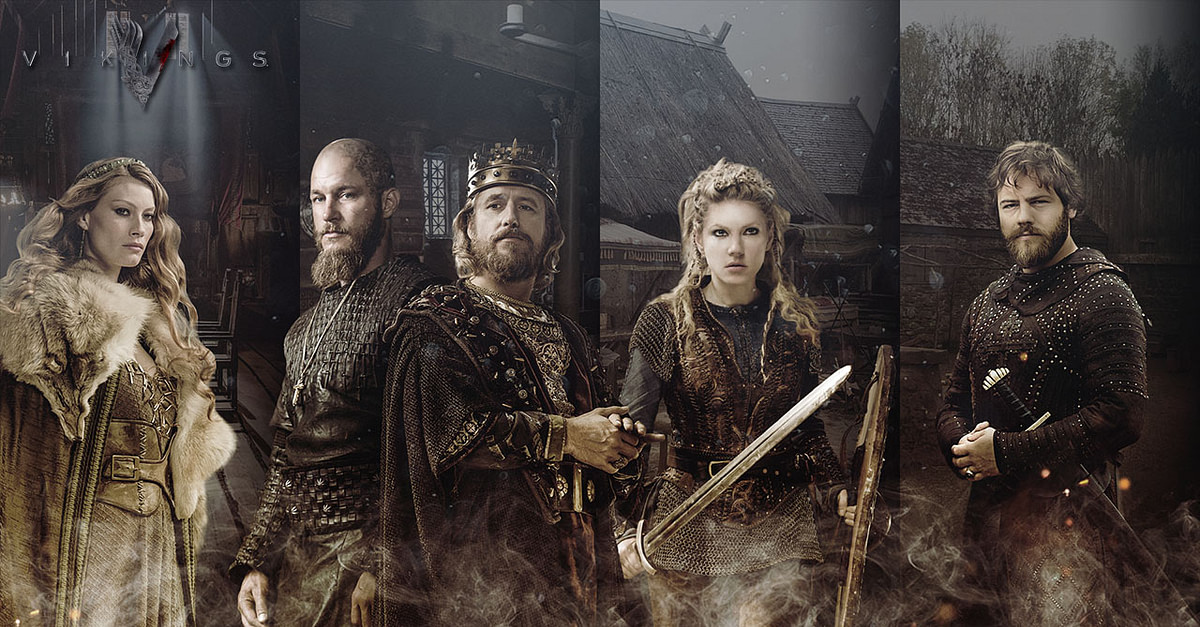 vikings history channel cast list