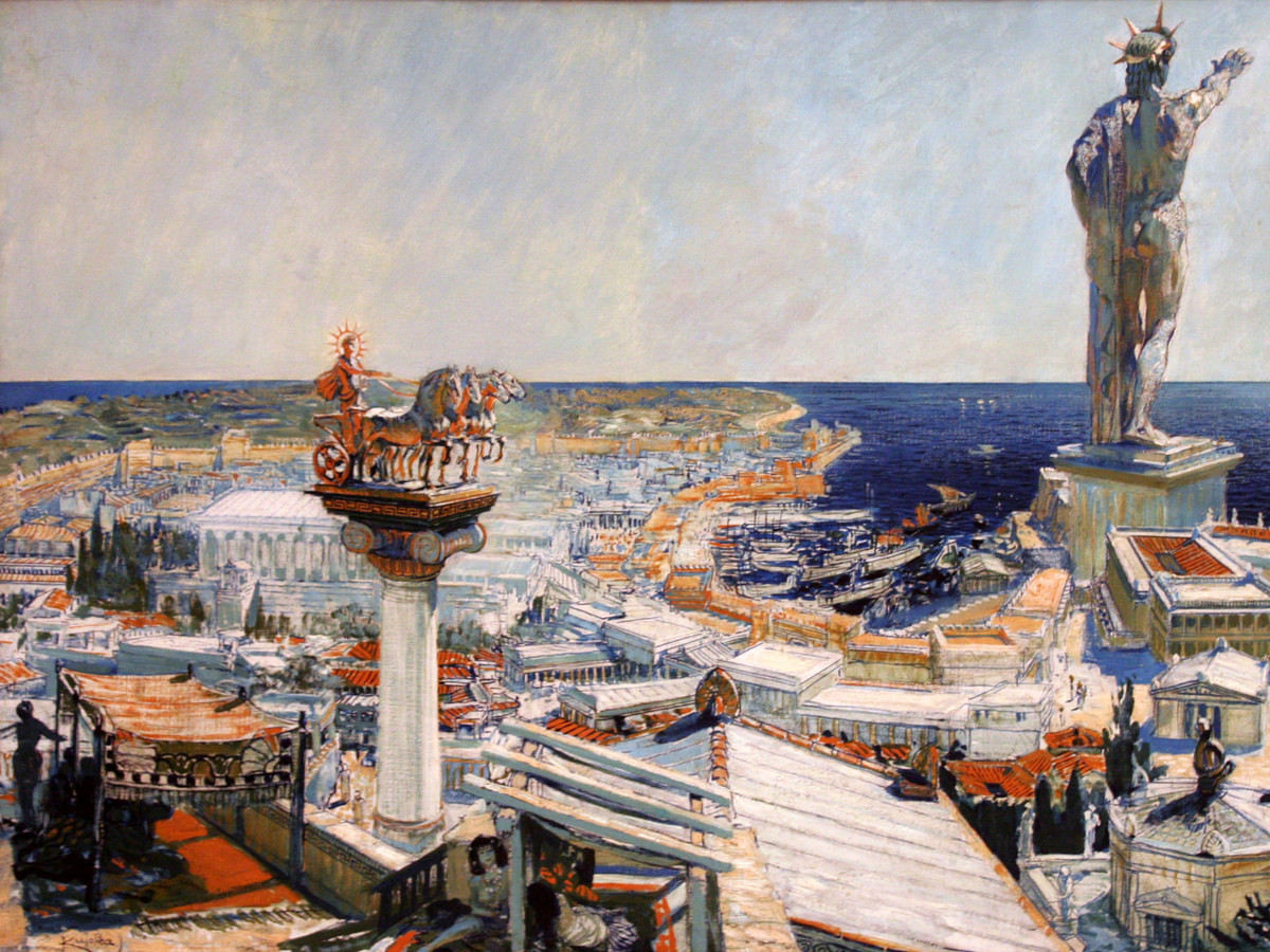 Ancient Rhodes by Frantisek Kupka - World History Encyclopedia