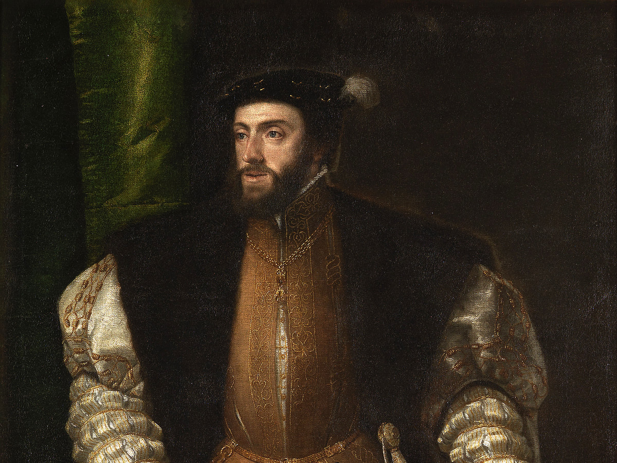 Charles V with a Dog by Titian - World History Encyclopedia