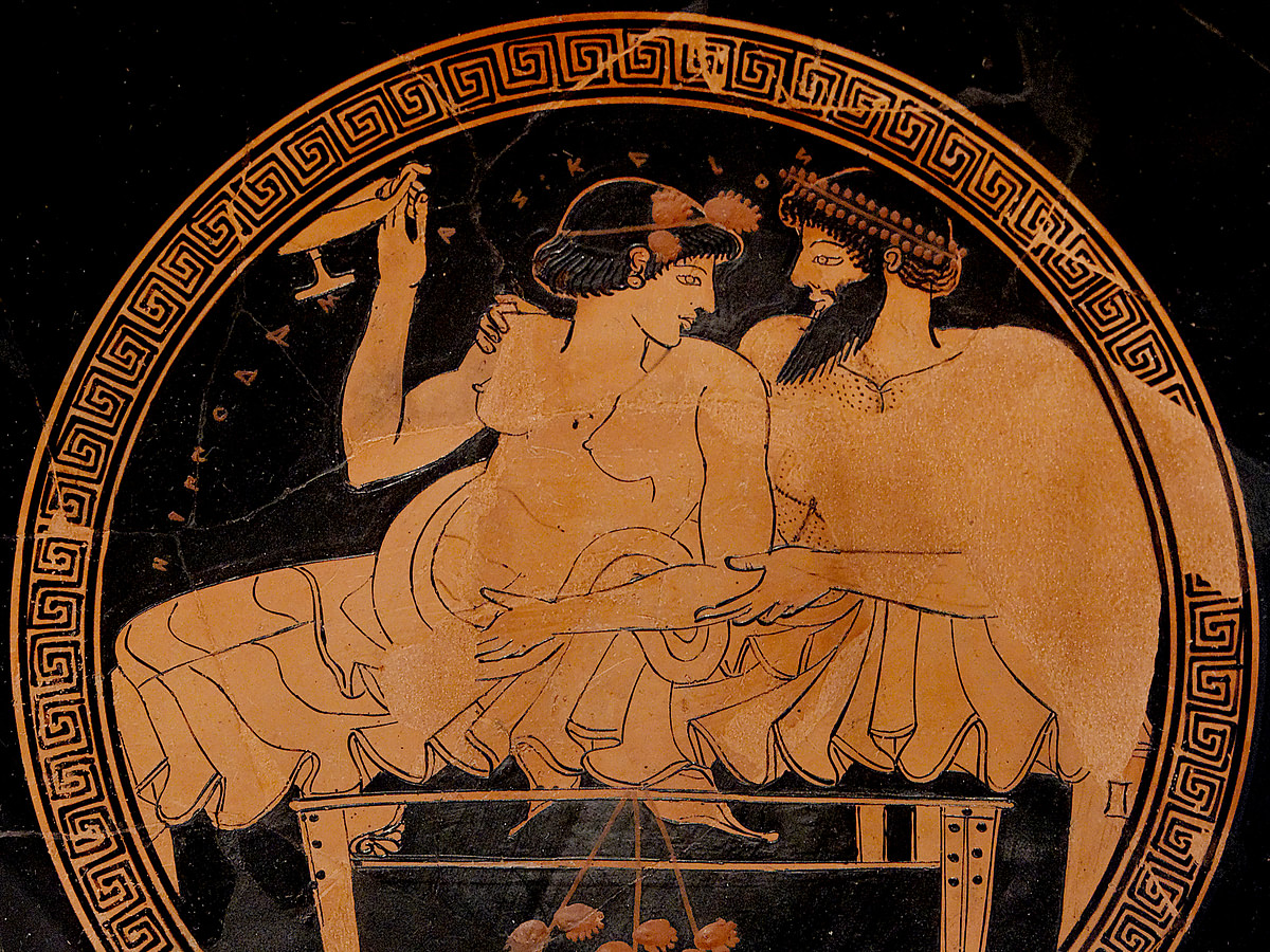 Sex scene anonymous vase painting greek