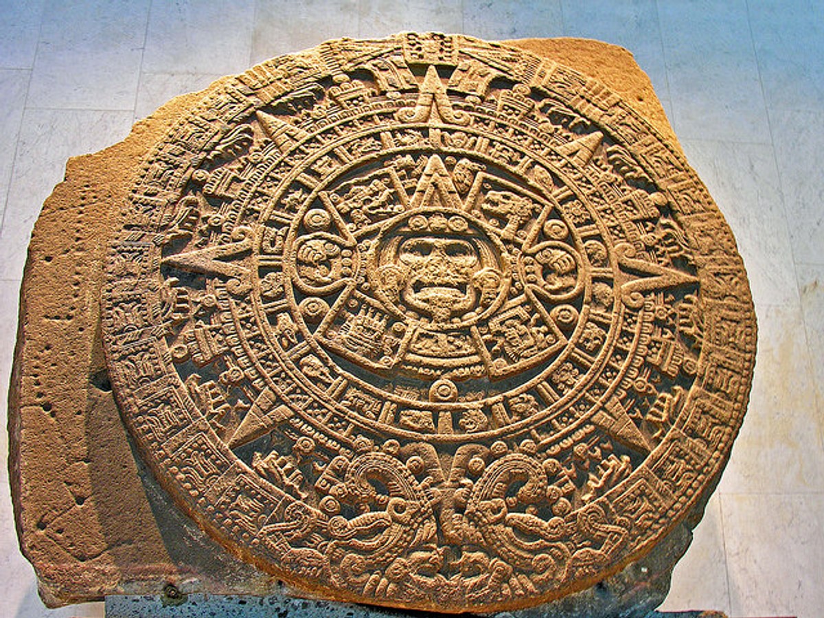 The Third Sun Nahui Quiahuitl Mexica aztec Spiritual Art 