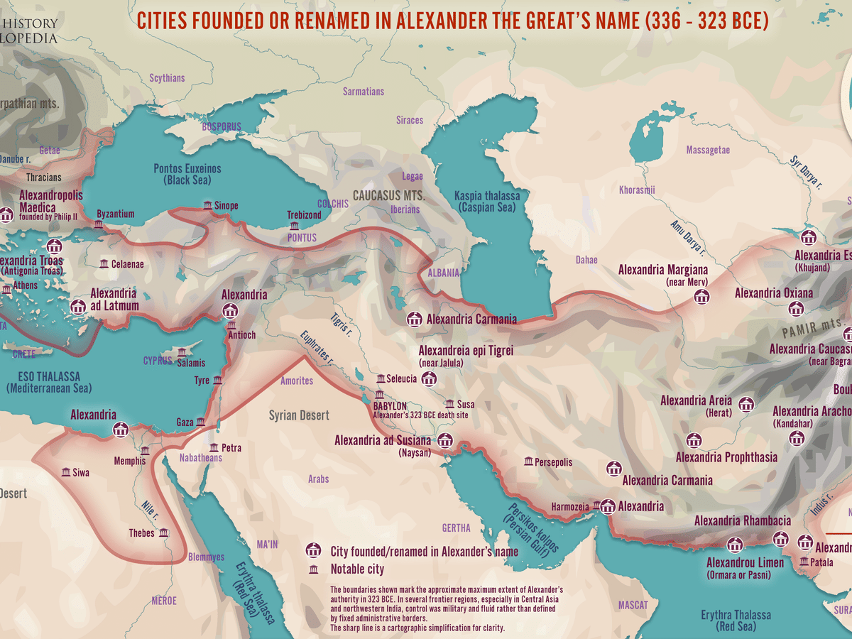 Alexander The Great Route Map Alexander's Conquest Of India WDARCY