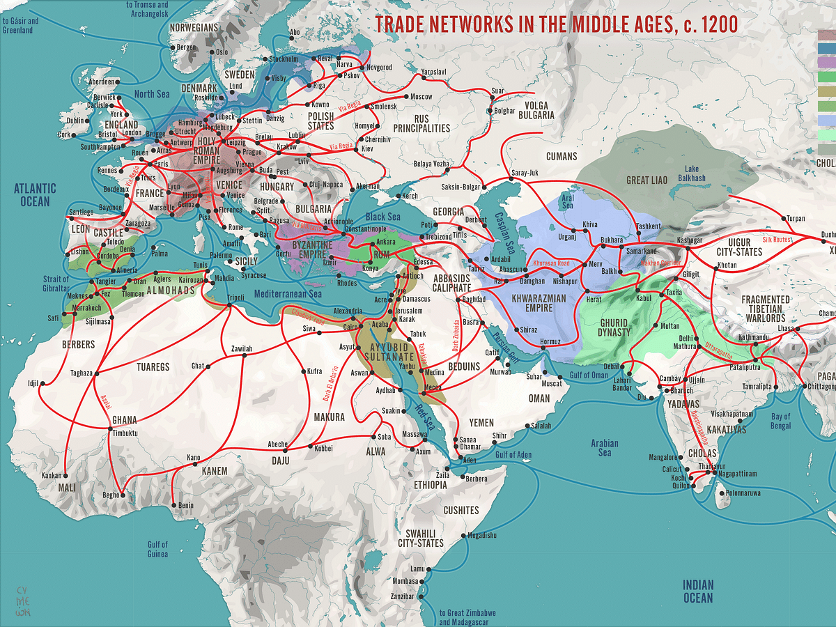 Which was the richest country in 13th century?