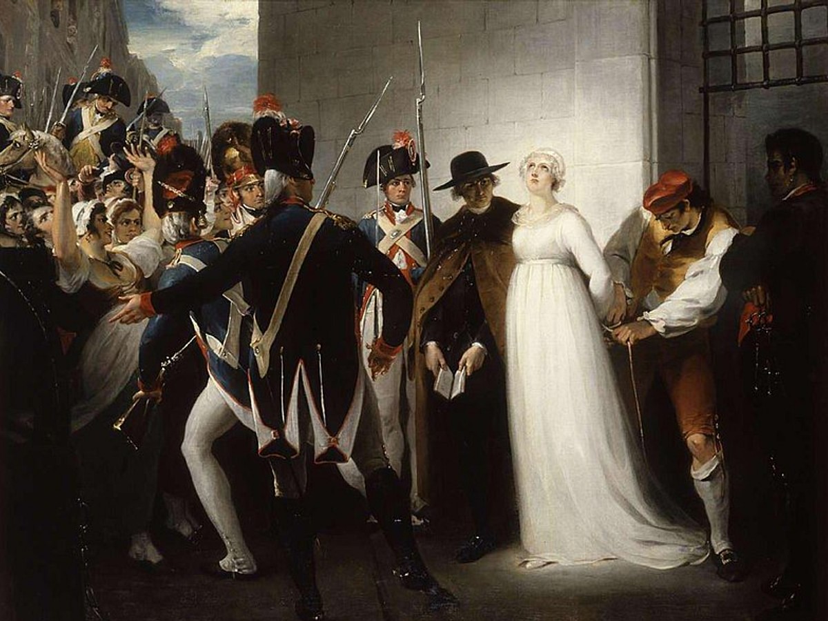Executions of Louis XVI and Marie Antoinette, King and Queen of France  (1793)