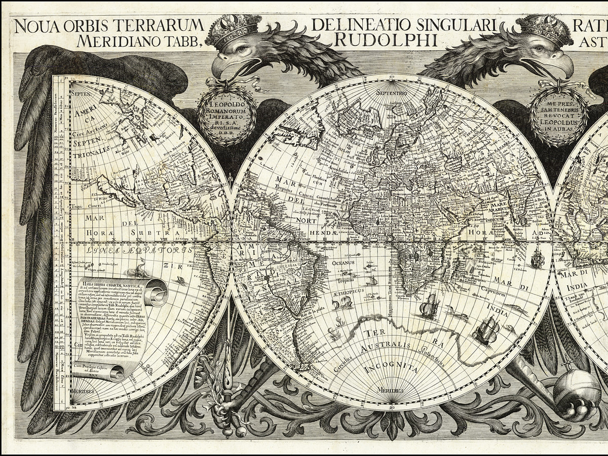 Kepler's Map of the World - World History Encyclopedia