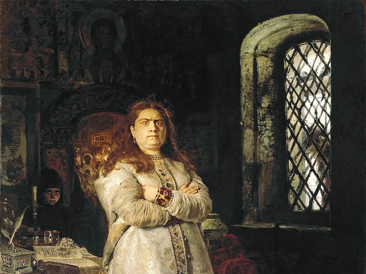 Grand Duchess Sophia at the Novodevichy Convent - World History