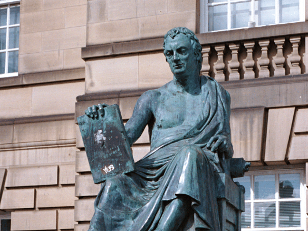 Statue of David Hume - World History Encyclopedia