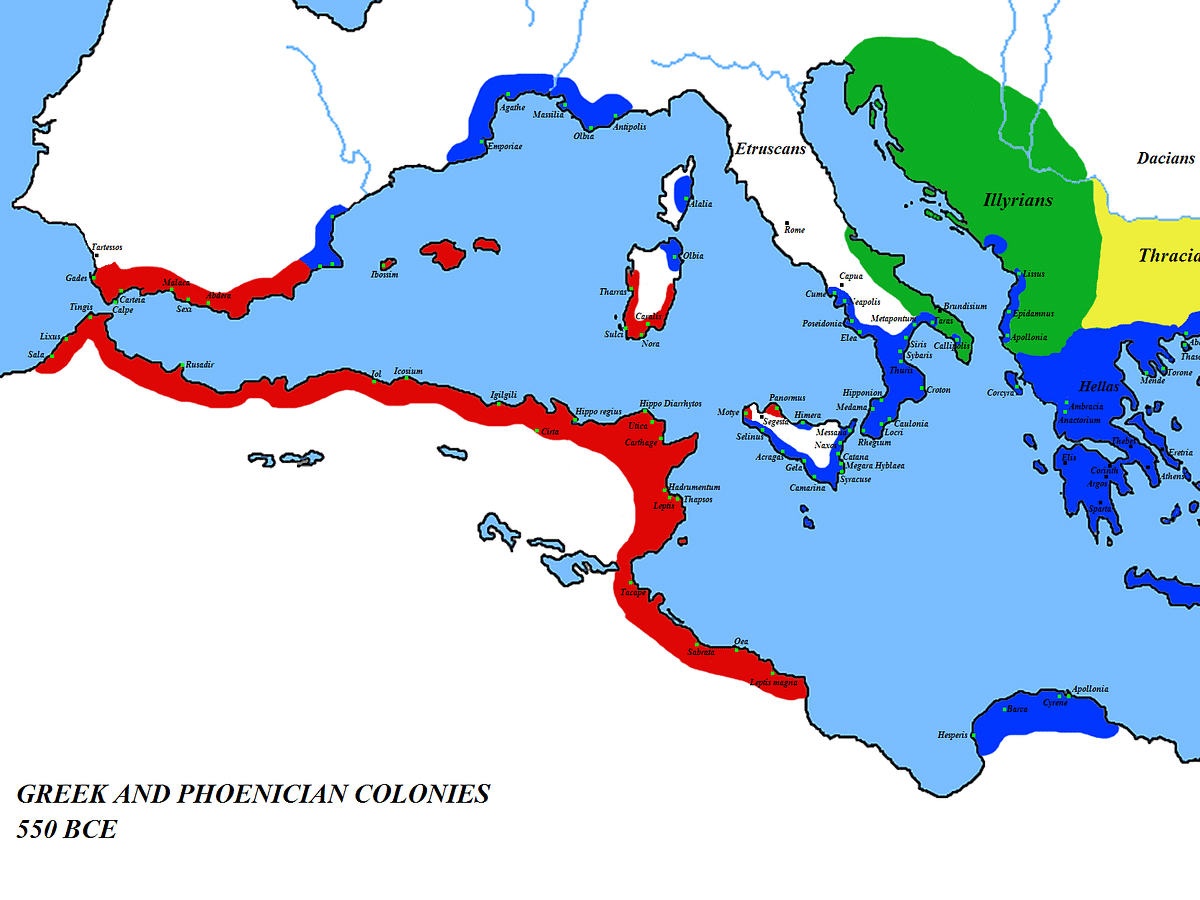 Map of the Mediterranean Sea. Source: Authors.