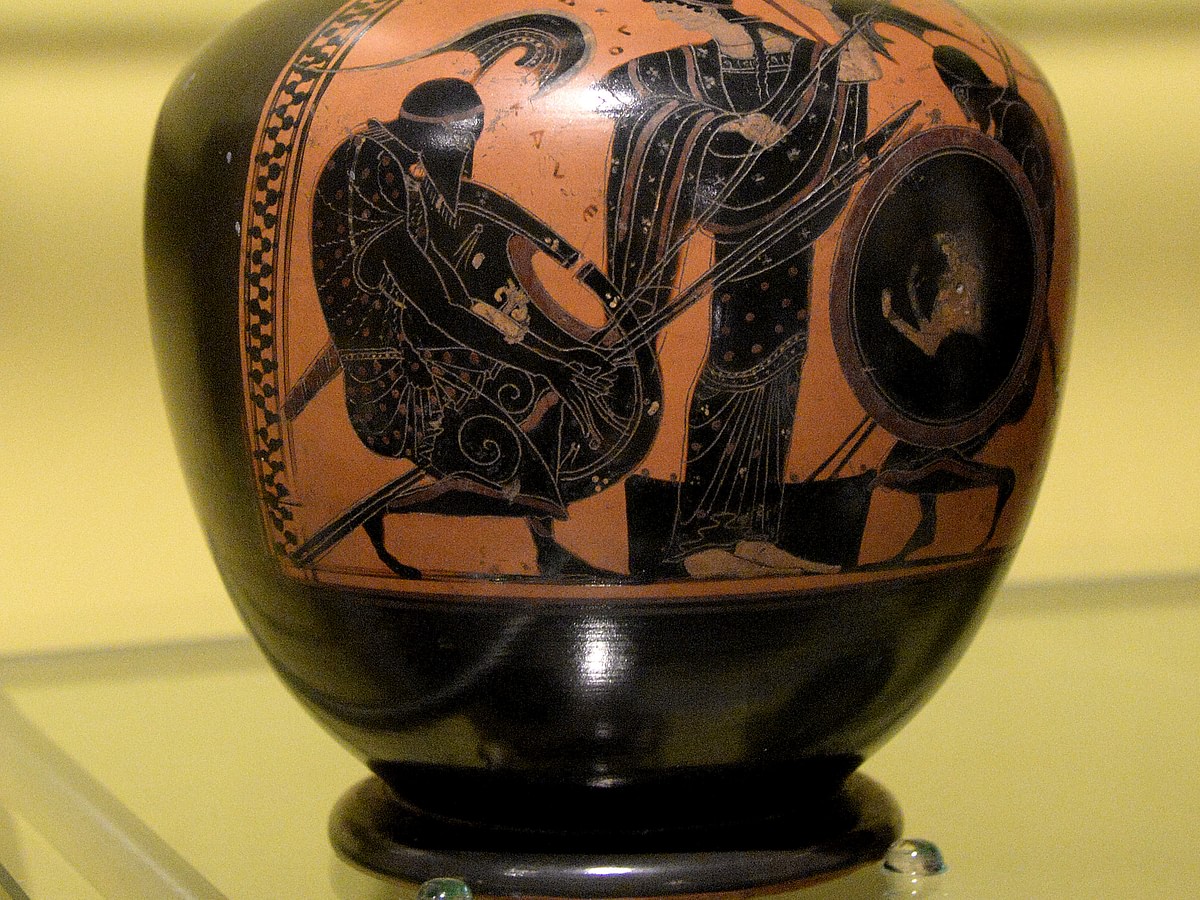 Oinochoe, Ajax & Achilles - World History Encyclopedia