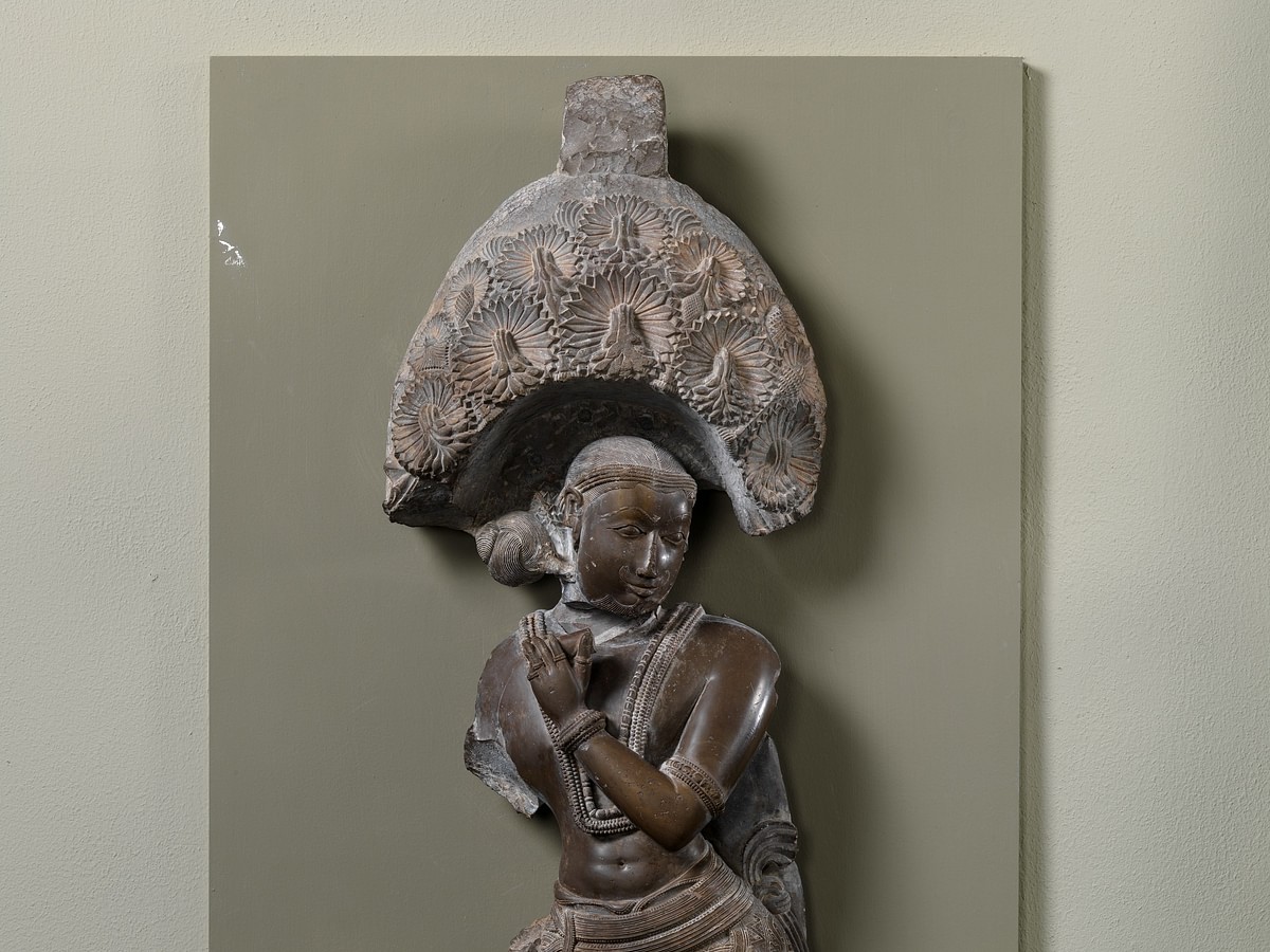タイ仏像 Gandharva 古銅鍍金仏 ガンダルヴァ 5526.jpg