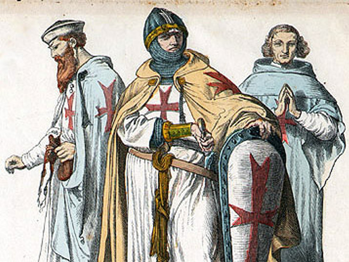 Hugues de Payens, Grand Master of the Knights Templar. Museum