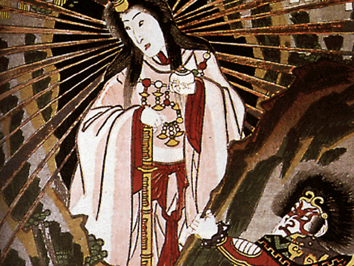 Amaterasu : japanese goddess of the sun