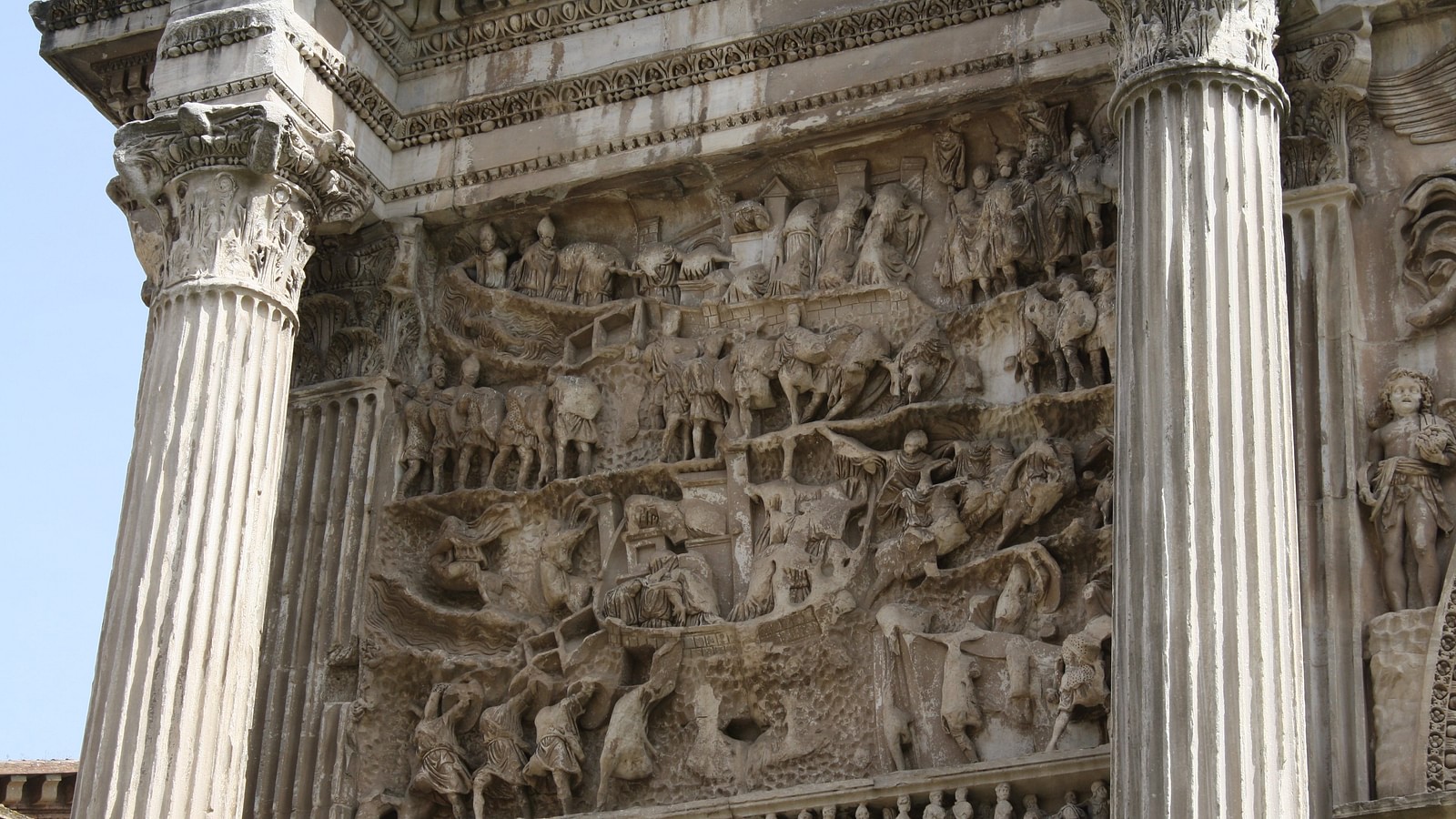 Relief Panel, Arch of Septimius Severus, Rome - World History