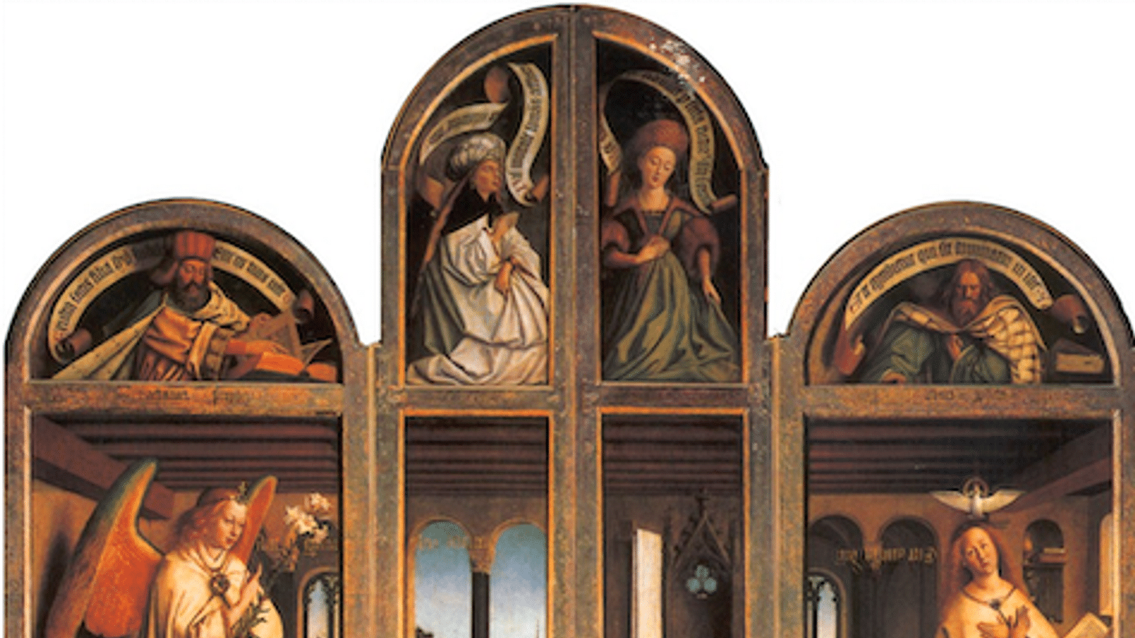 Ghent Altarpiece Closed The Ghent Altarpiece Museum Showcases