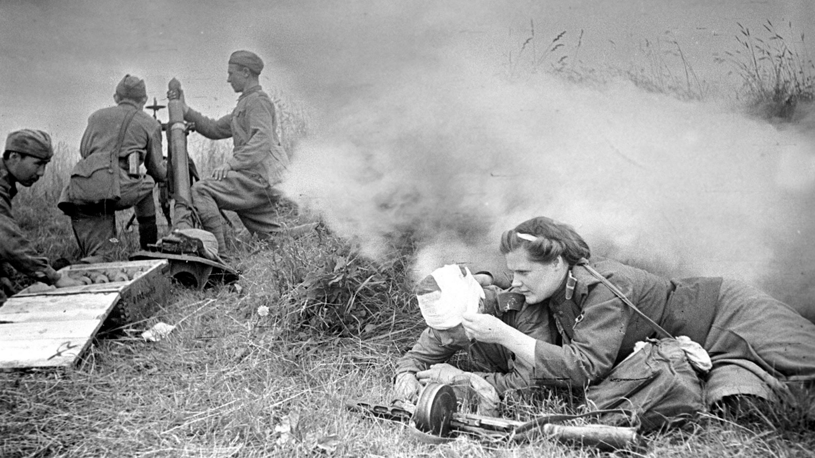 Photo Presse Vintage URSS – Seconde Guerre Mondiale – Tirage Argentique 20x15 Cm