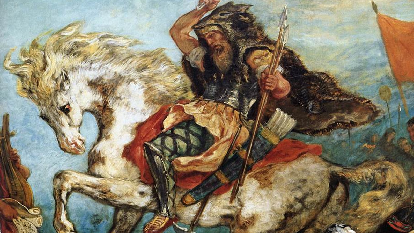 Attila the Hun by Delacroix - World History Encyclopedia