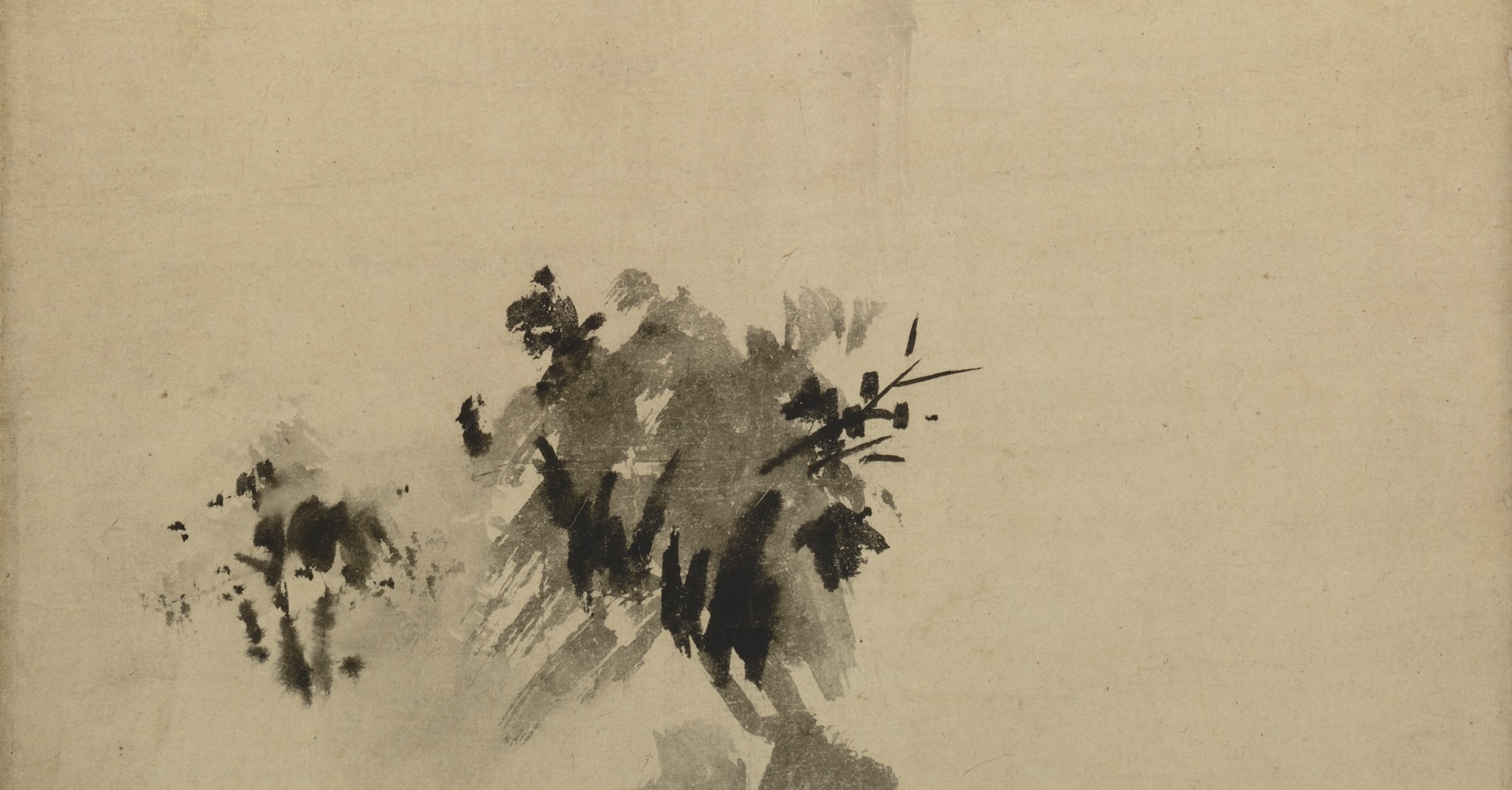 Yoshinori Sesshū 抽象画 17/26 Landscape by Sesshu - World History Encyclopedia