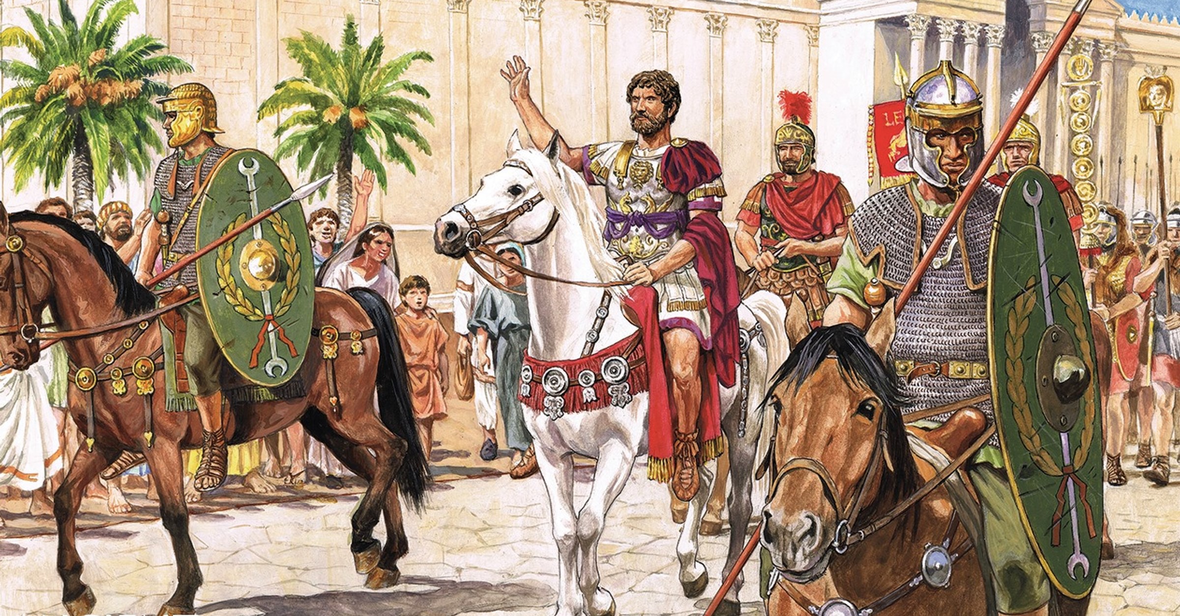 Hadrian Arriving in Palmyra - World History Encyclopedia