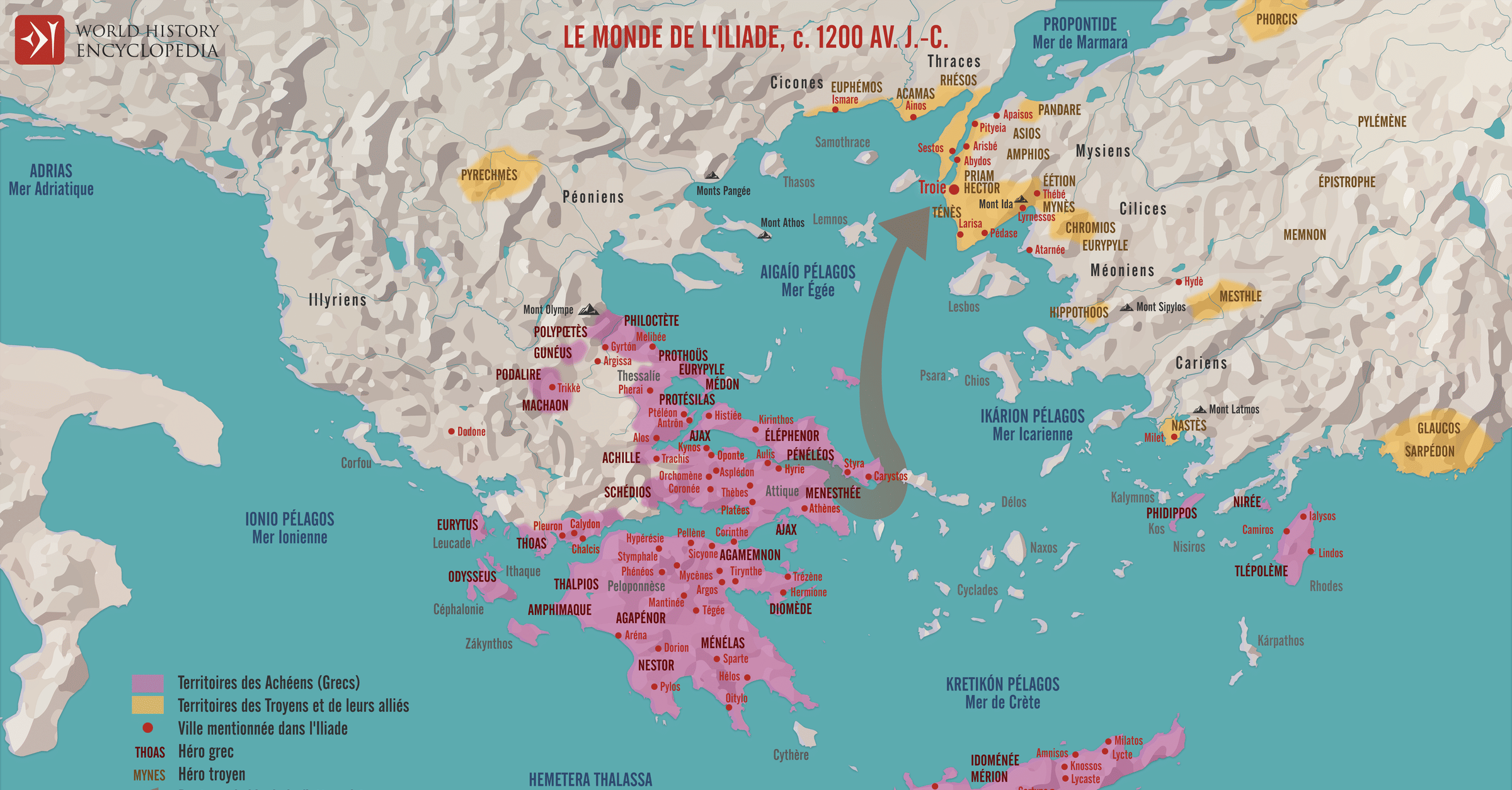 D couverte De Troie Encyclop die De L Histoire Du Monde