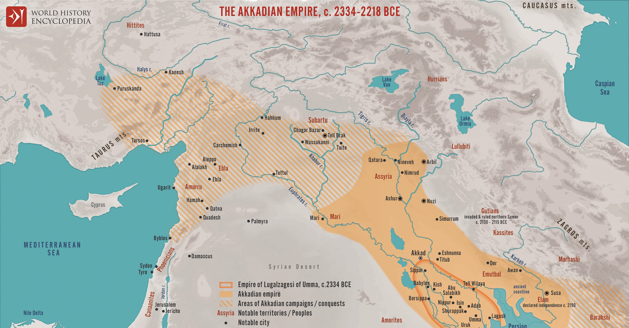 Akkad and the Akkadian Empire: The First Multinational Empire in the World