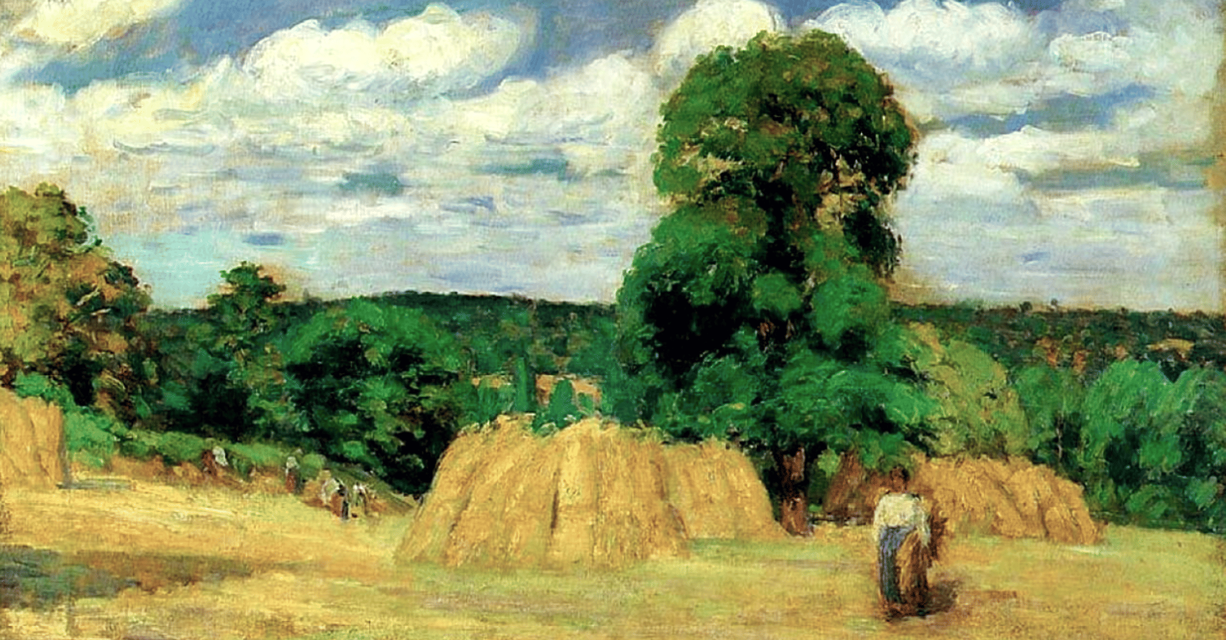 The Harvest at Montfoucault by Pissarro - World History Encyclopedia