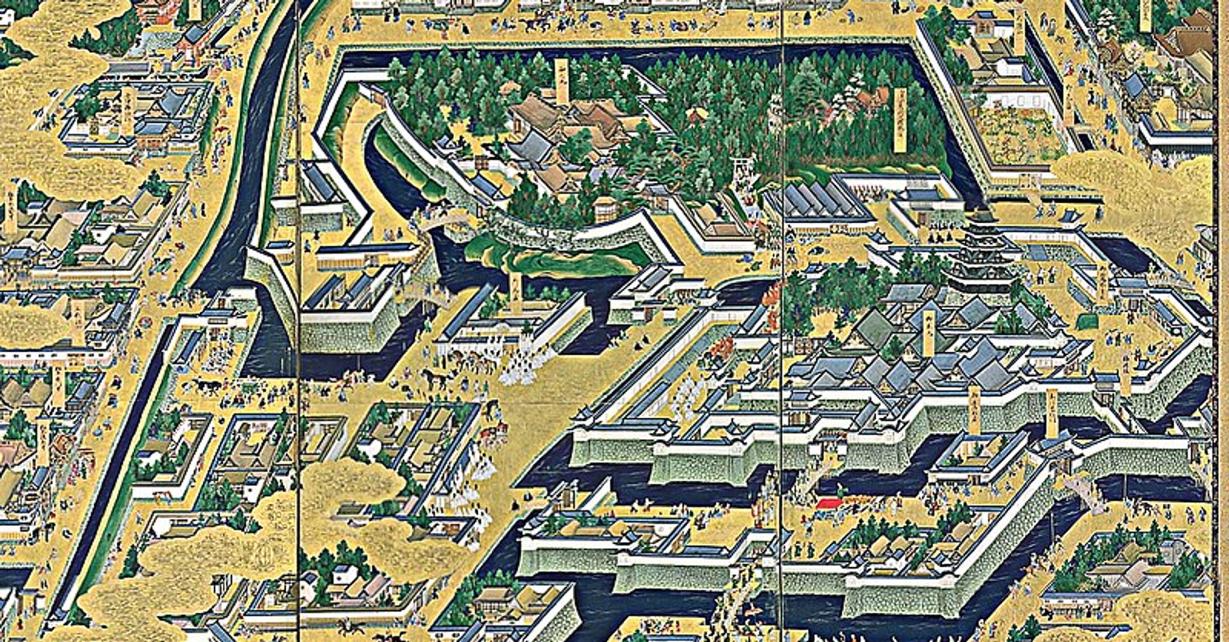 View of Edo Castle in the 17th Century - World History Encyclopedia