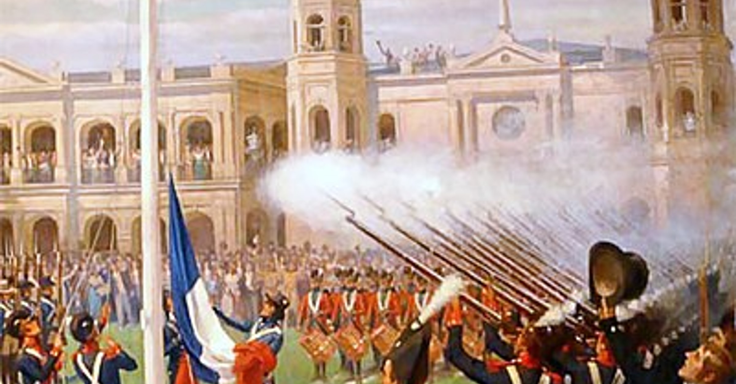 Hoisting of the American Flag in New Orleans, 1803 - World History